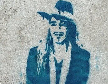 Stencil of John Galliano